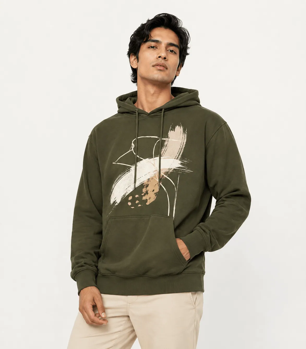 Erkek Kapüşonlu Sweatshirt MRD-E-HD-009 Erkek Kapüşonlu Sweatshirt MRD-E-HD-009 - Görsel 1
