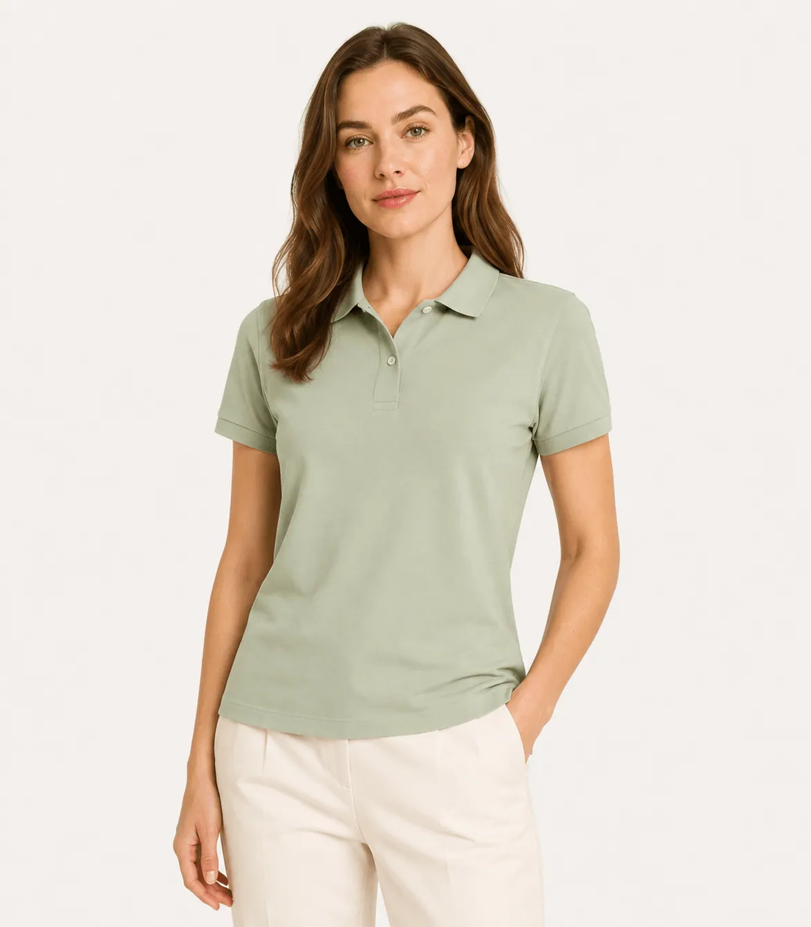 adın Polo Yaka Tişört MRD-K-PL-004 Kadın Polo Yaka Tişört MRD-K-PL-004 - Görsel 1